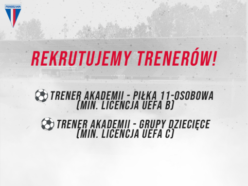 Poszukujemy trenerów!