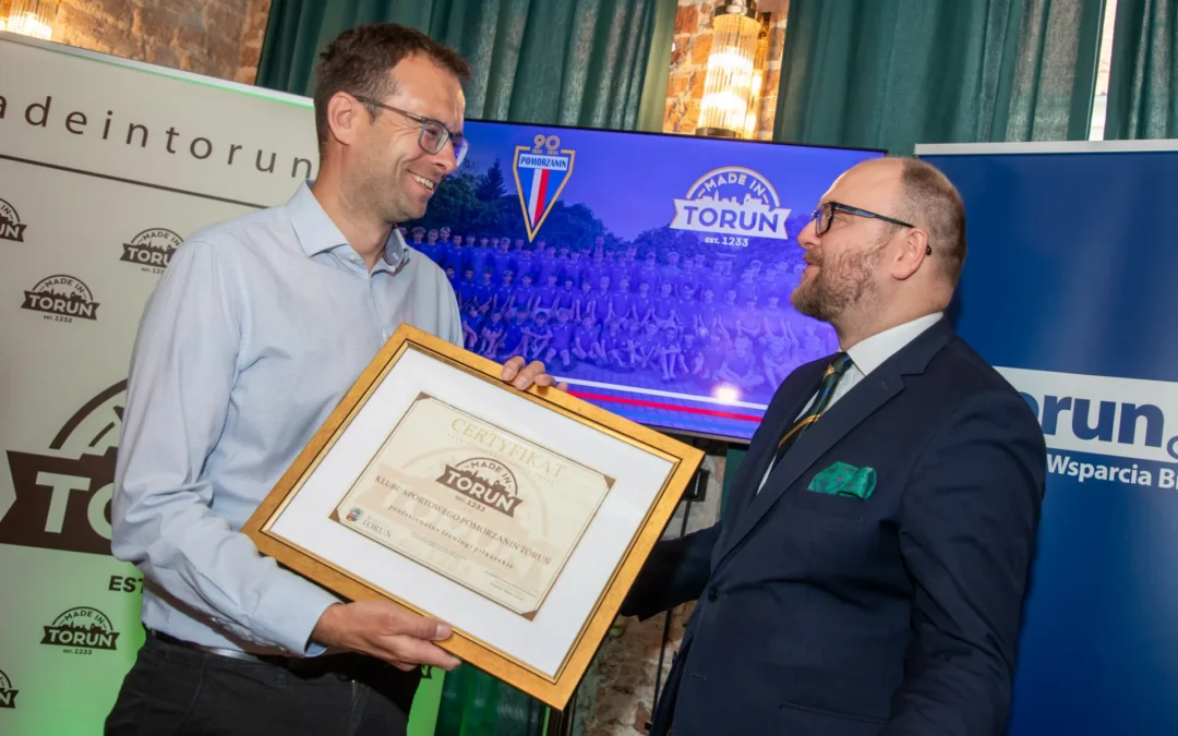KS Pomorzanin Toruń z nagrodą Made in Toruń